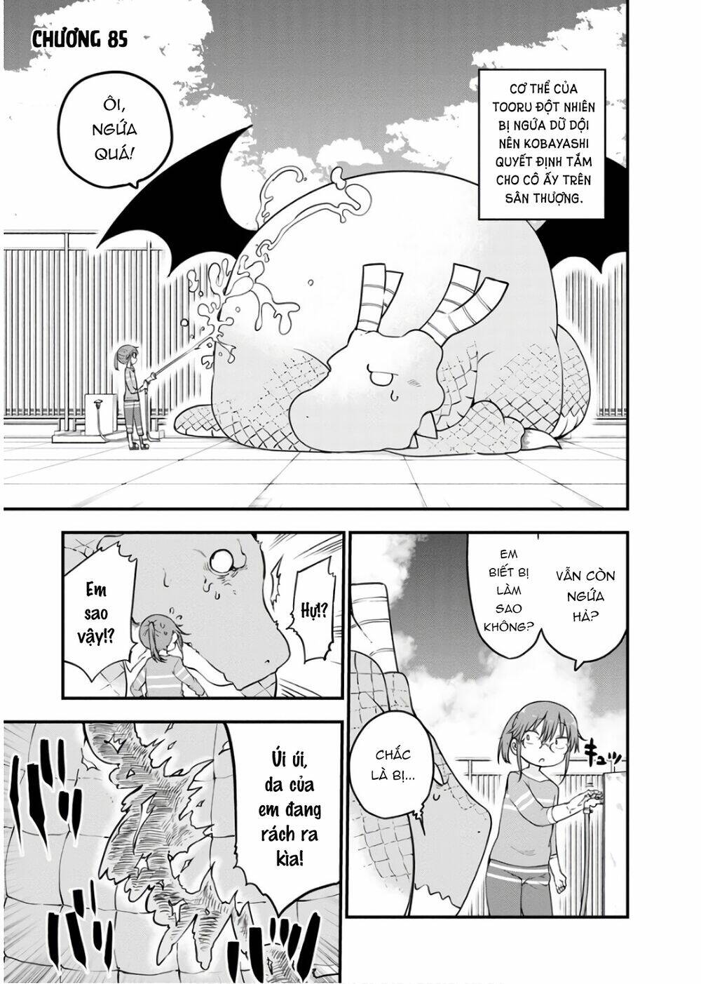 cuộc sống trả ơn của nàng rồng tohru! chapter 85: \"tooru và ngày lột da\" - Next chapter 86: \"elma và bằng lái\"