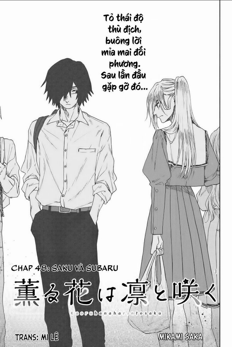 the fragrant flower blooms with dignity - kaoru hana wa rin to saku chapter 48 - Next chapter 49: cơ duyên bắt đầu tình bằng hữu