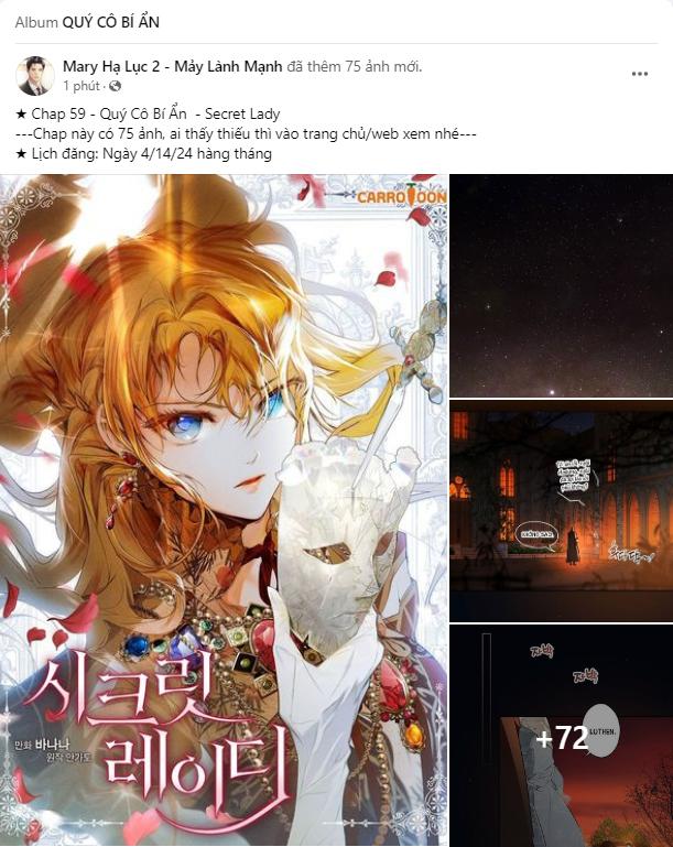 Quý Cô Bí Ẩn - Secret Lady Chapter 59.1 - Trang 2