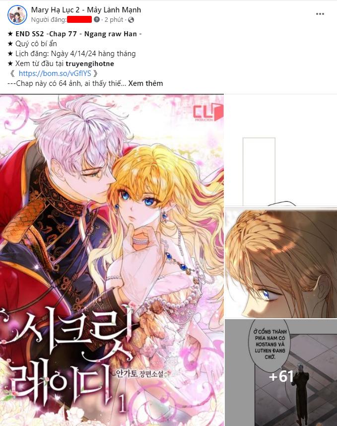 Quý Cô Bí Ẩn - Secret Lady Chapter 77.1 - Trang 2