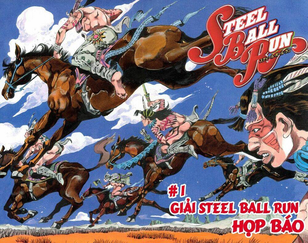 cuộc phiêu lưu bí ẩn phần 7: steel ball run chapter 1 - Next chapter 2