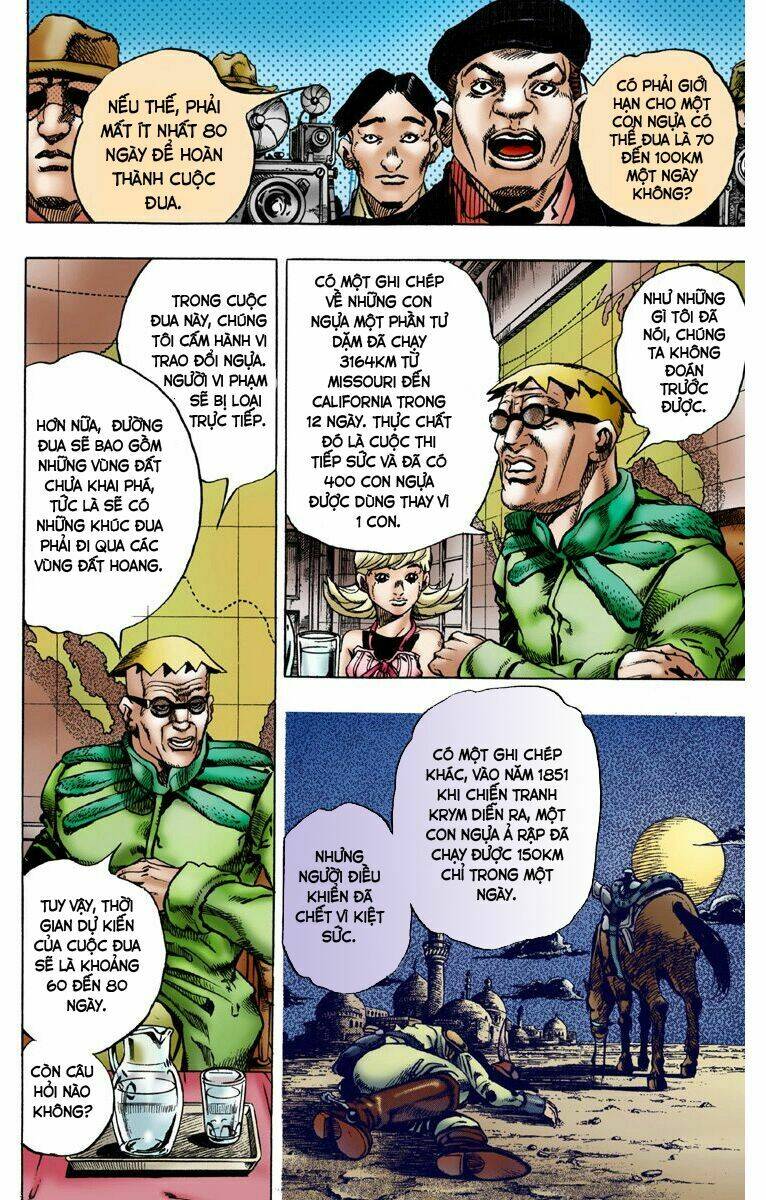 cuộc phiêu lưu bí ẩn phần 7: steel ball run chapter 1 - Next chapter 2