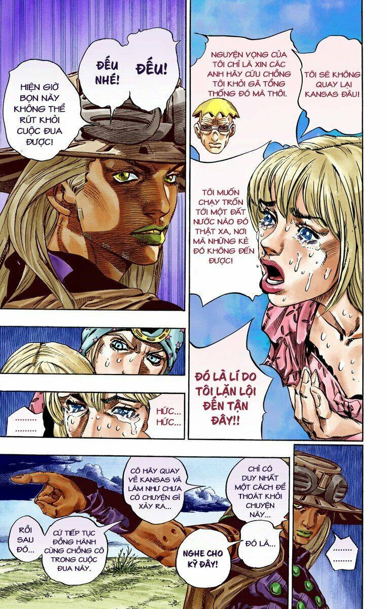 cuộc phiêu lưu bí ẩn phần 7: steel ball run chapter 40: slient way phần 1 - Next chapter 41: slient way phần 2