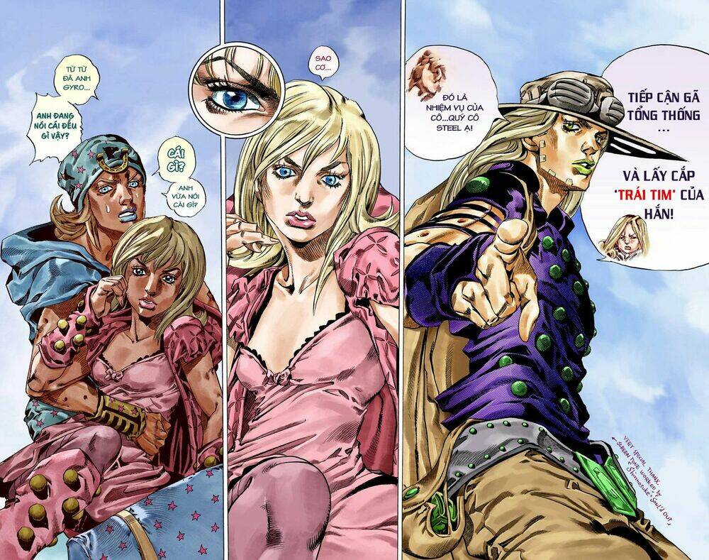 cuộc phiêu lưu bí ẩn phần 7: steel ball run chapter 40: slient way phần 1 - Next chapter 41: slient way phần 2