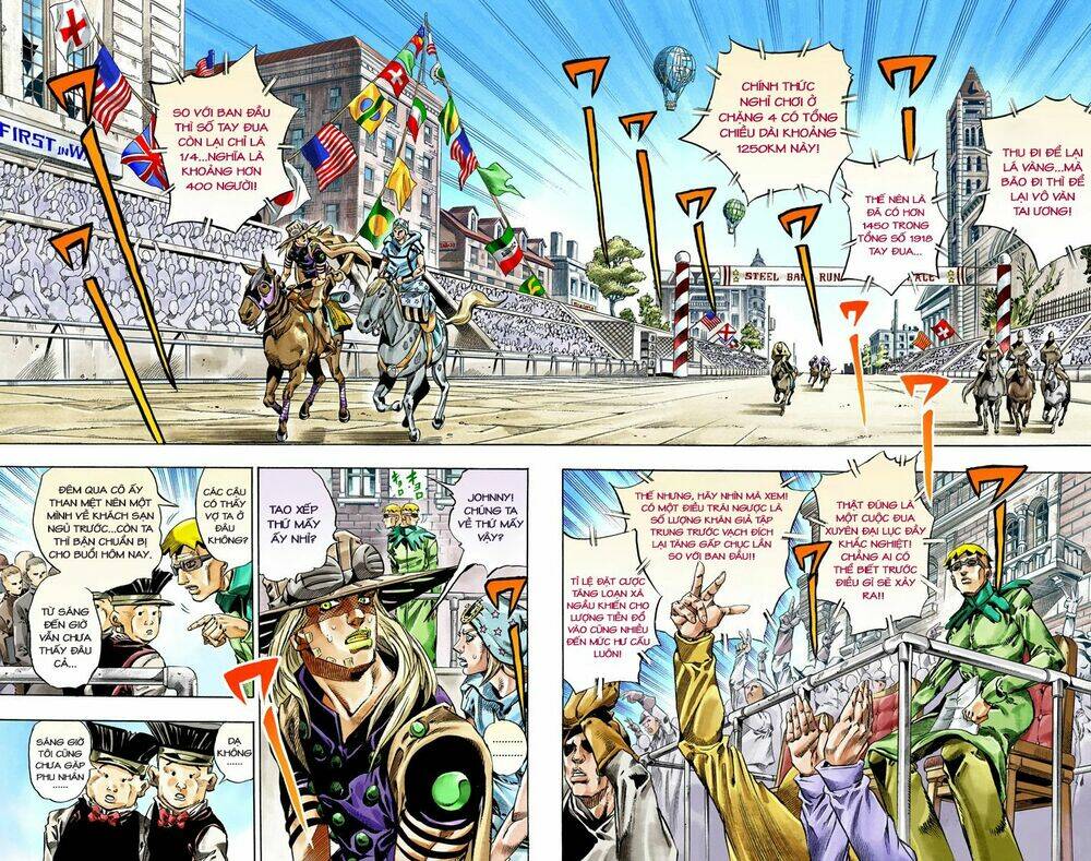 cuộc phiêu lưu bí ẩn phần 7: steel ball run chapter 40: slient way phần 1 - Next chapter 41: slient way phần 2