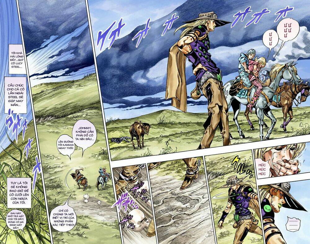 cuộc phiêu lưu bí ẩn phần 7: steel ball run chapter 40: slient way phần 1 - Next chapter 41: slient way phần 2