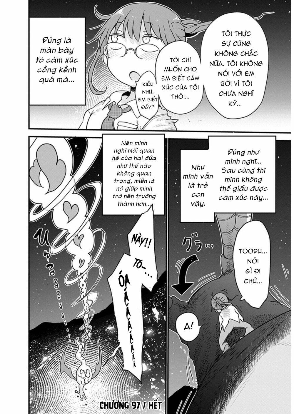 cuộc sống trả ơn của nàng rồng tohru! chapter 97: \"tooru và hôn nhân\" - Next chapter 98: \"tooru và bữa cơm trường\"