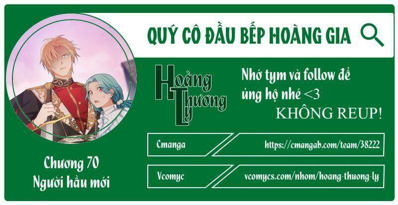 đầu bếp hoàng gia chapter 70 - Next Chapter 70.1