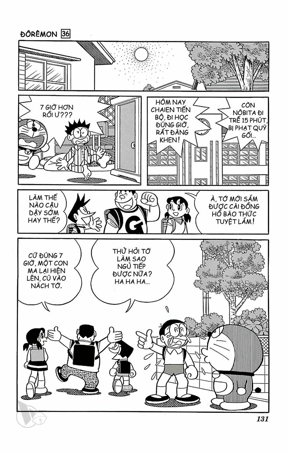 doraemon chapter 649: những kẻ thích đùa - Next chapter 650: con ma báo thức