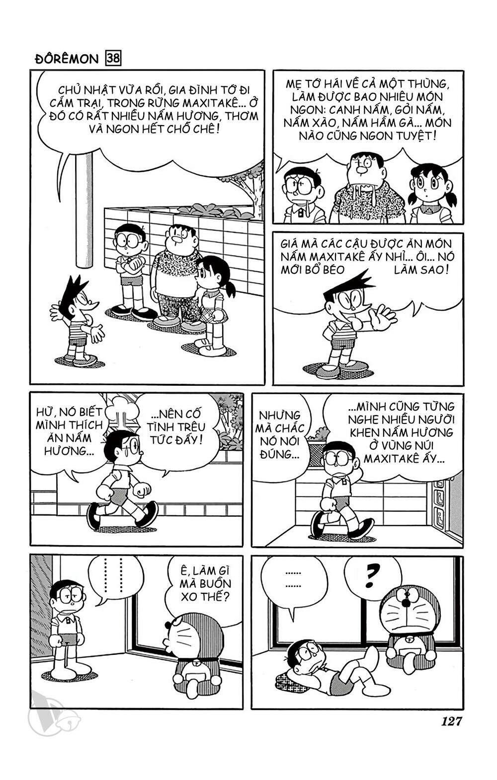 doraemon chapter 688: bay bổng bằng... cần câu! - Next chapter 689: cùng đi hái nấm