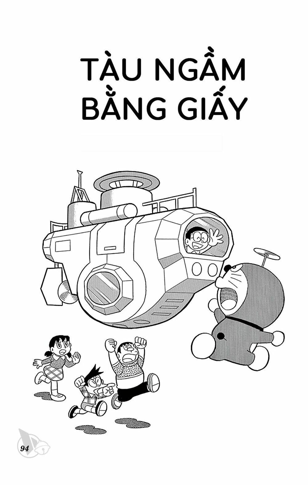 doraemon chapter 760: tàu ngầm bằng giấy - Next chapter 762: tự phân thân mình