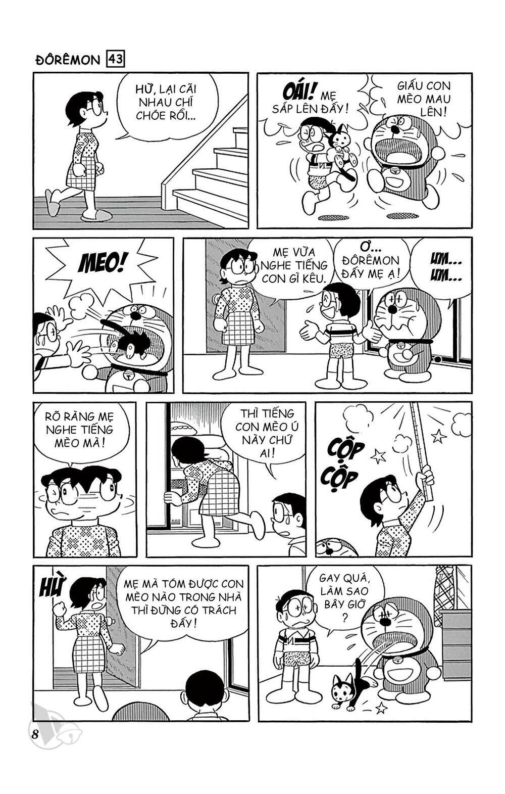 doraemon chapter 770: mẹ ơi! con đã hóa mèo (tập 43) - Next chapter 771: nhiếp ảnh gia đại tài