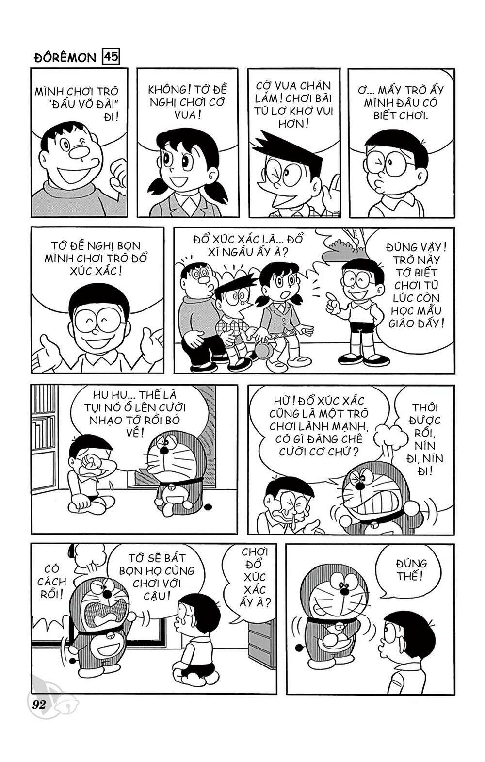 doraemon chapter 817: trò chơi cờ người - Next chapter 818: hình nhân thế mạng