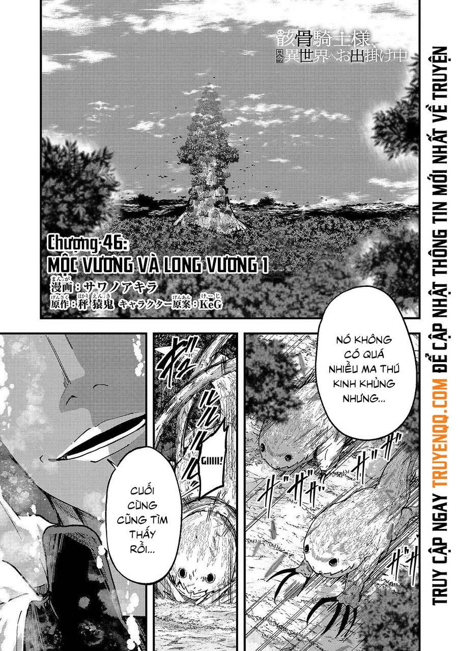 gaikotsu kishi-sama, tadaima isekai e o dekake-chū chapter 46 - Next chapter 47