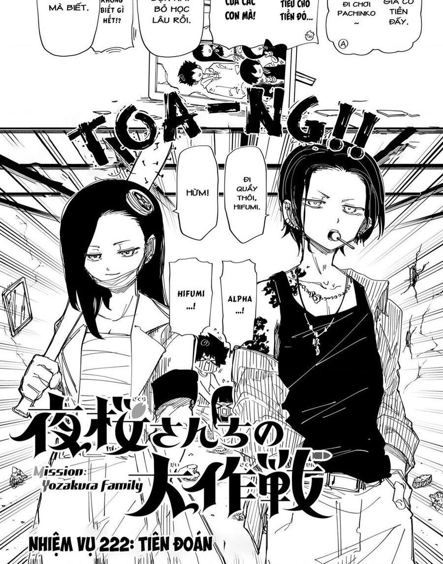 gia tộc điệp viên yozakura chapter 222 - Next Chapter 222