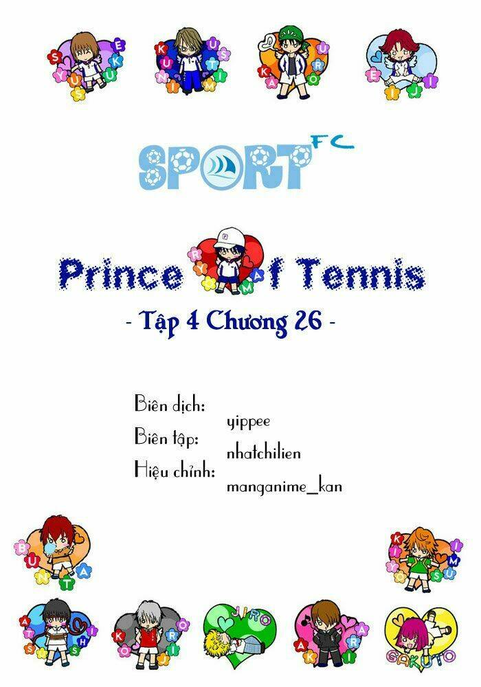 hoàng tử tennis chapter 26 - Next chapter 27