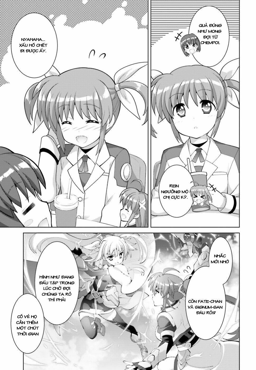 mahou shoujo lyrical nanoha reflection chương 5 - Next Chapter 6