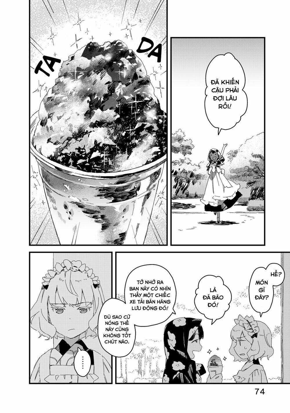 maid-san wa taberu dake chapter 26: Đá bào - Next chapter 27: cheesecake