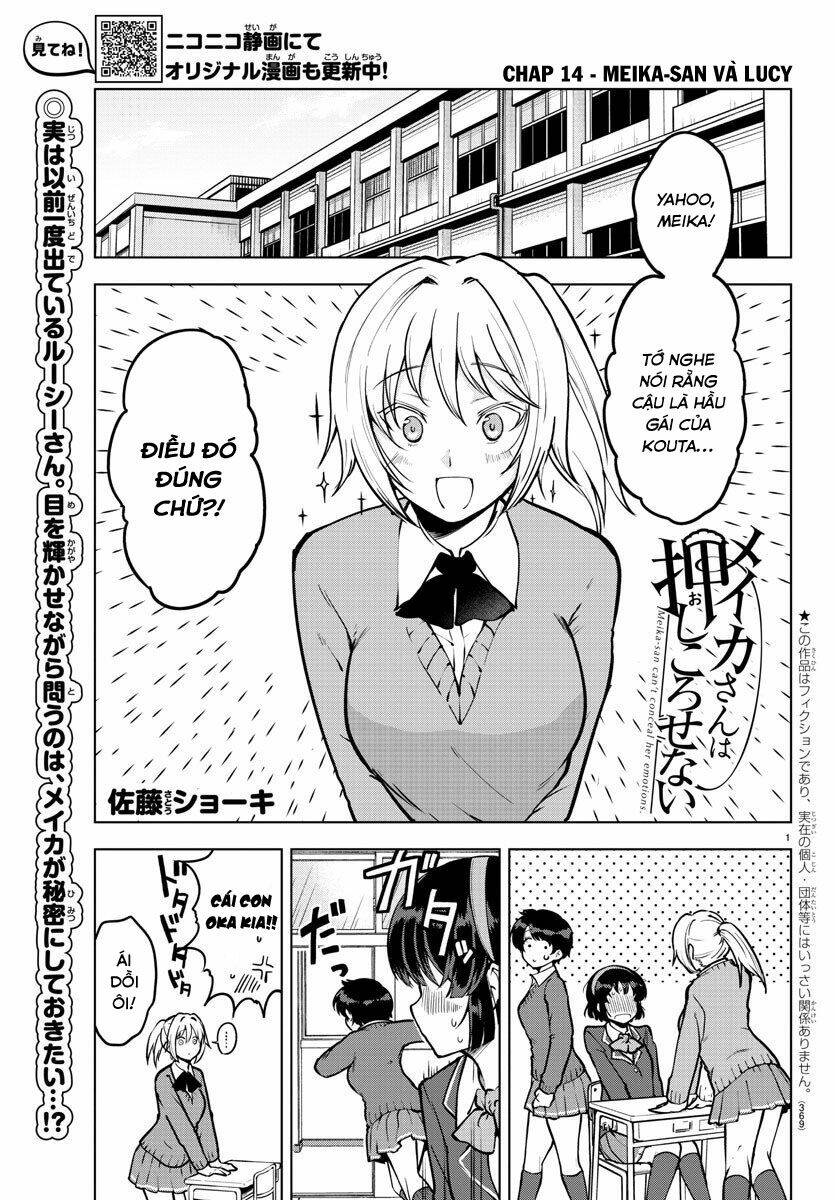 meika-san can't conceal her emotions chapter 14 - Next Chapter 14.1