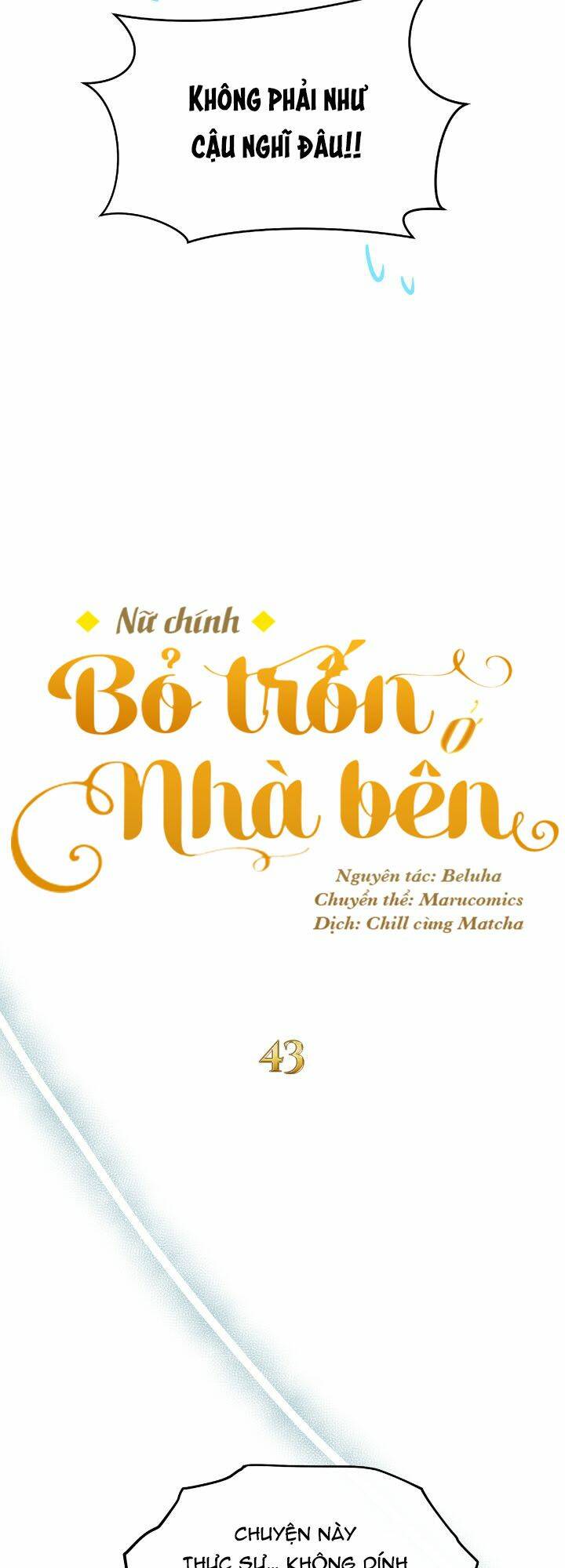 nữ chính bỏ trốn ở nhà bên chương 43 - Next chương 44