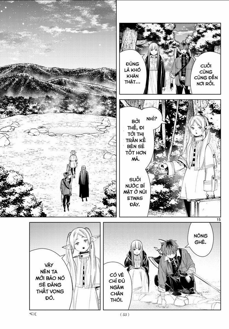 sousou no frieren chapter 65: suối nước nóng bí mật trong núi etwas - Next chapter 66: những nơi một người thích