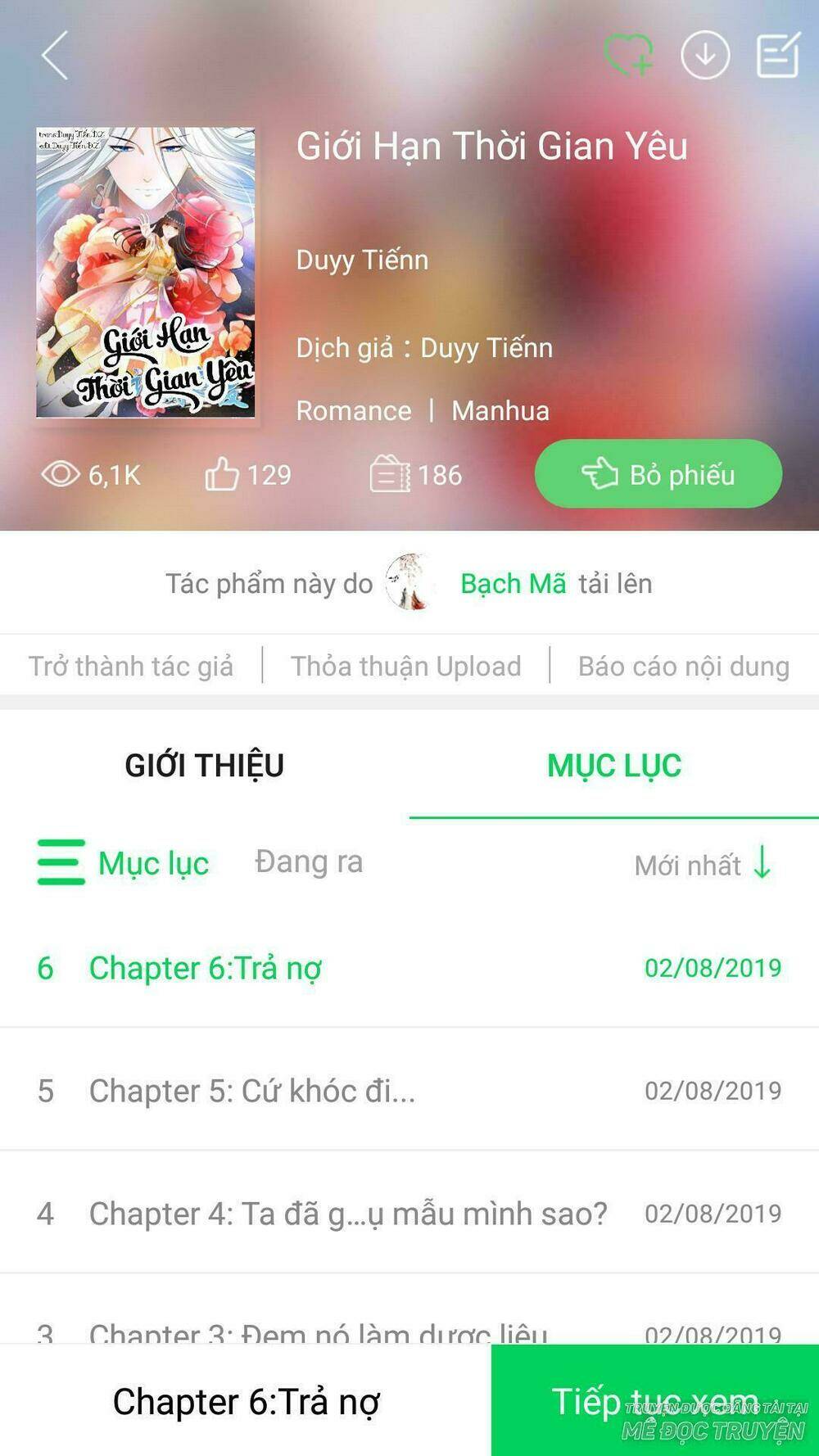 Thời Gian Tình Yêu Chapter 27 - Next Chapter 28