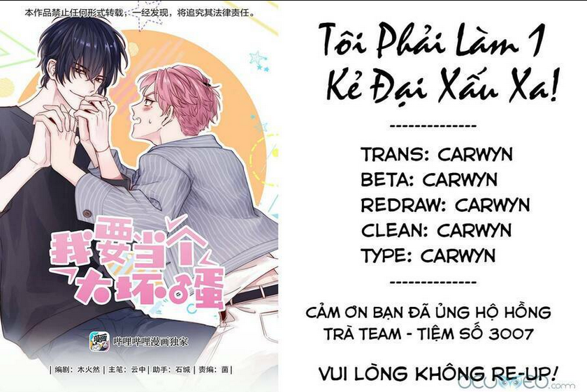 tôi phải làm một kẻ đại xấu xa chapter 21 - Next Chapter 21