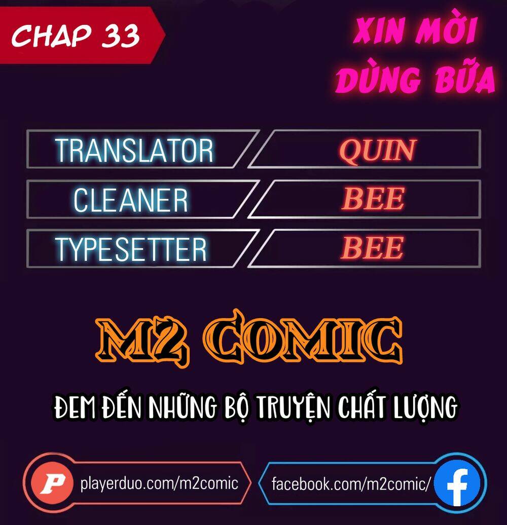 xin mời dùng bữa chapter 33 - Next chapter 34