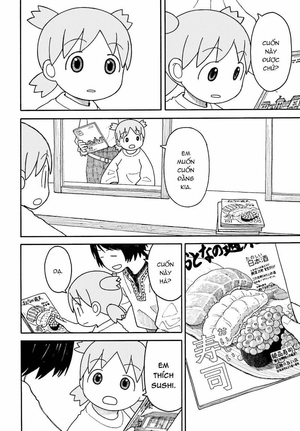 yotsubato! chapter 110: yotsuba & sách - Next chapter 111: yotsuba & cặp sách (phần 1)