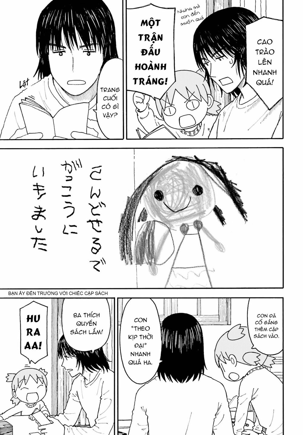 yotsubato! chapter 111: yotsuba & cặp sách (phần 1) - Next chapter 112: yotsuba & cặp sách (phần 2)