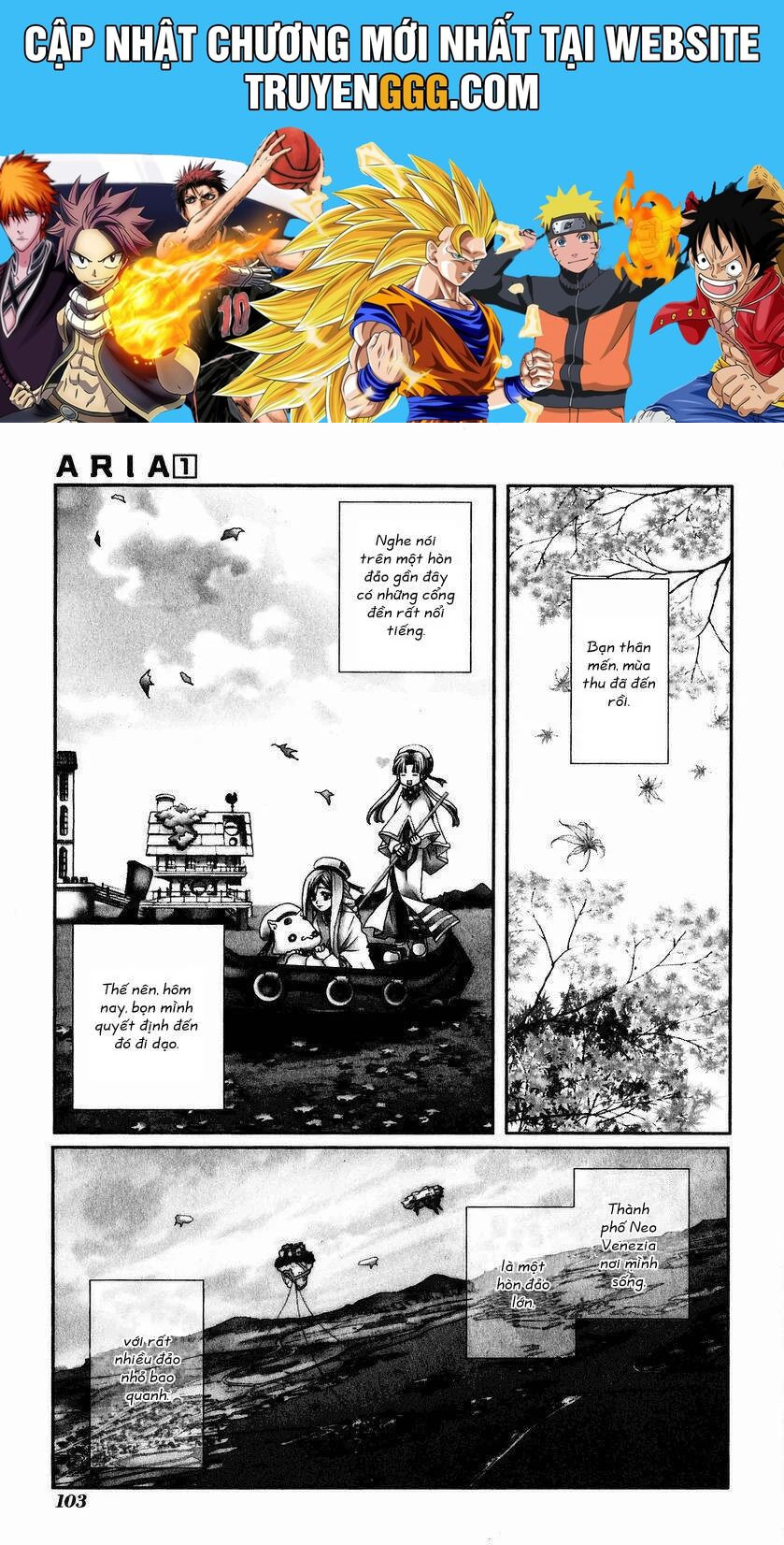 ARIA Chapter 4: - Mưa bóng mây - Next Chapter 5: - Vongare Longa