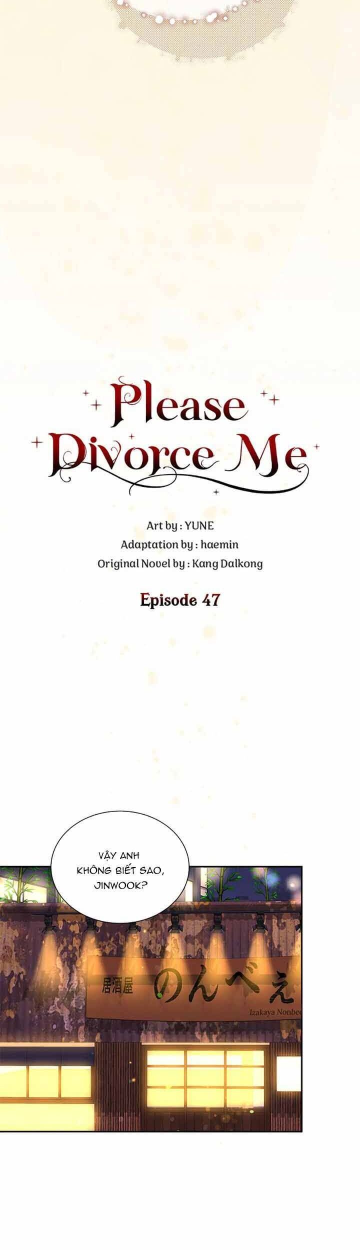 Please Divorce Me Chapter 47 - Next Chapter 48