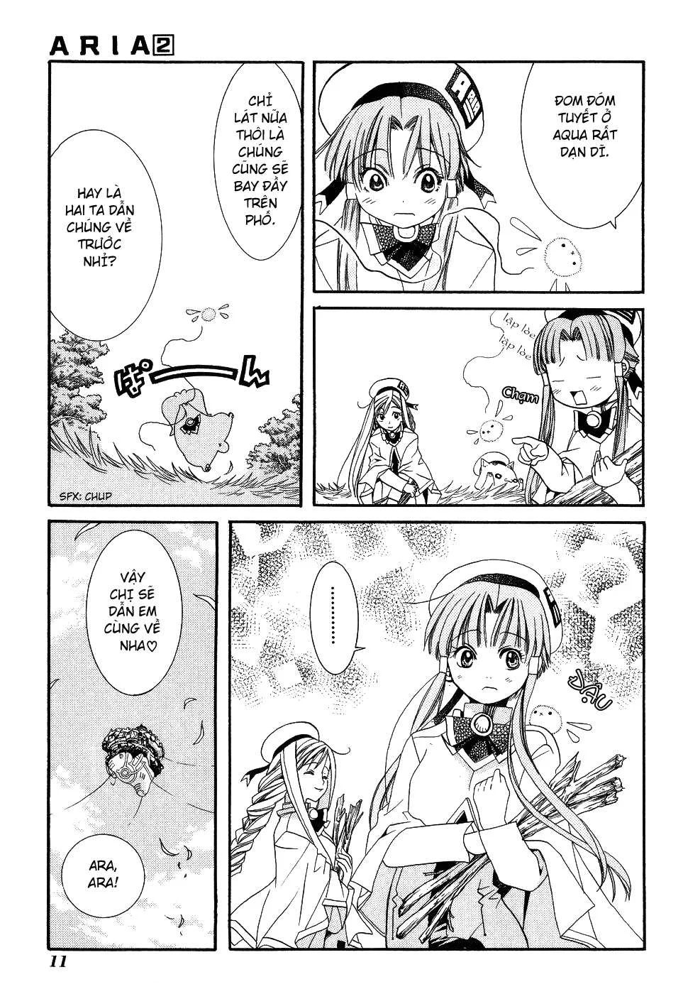 ARIA Chapter 6: - Đom đóm tuyết - Next Chapter 7: - Chốn đào nguyên
