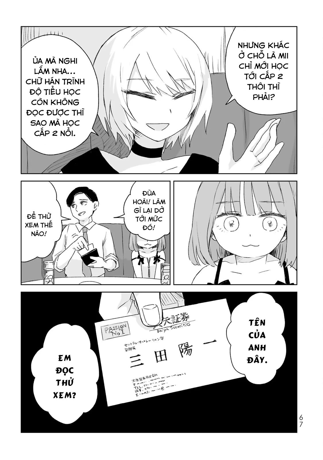 Mii Và Yamada Chapter 3 - Next Chapter 4