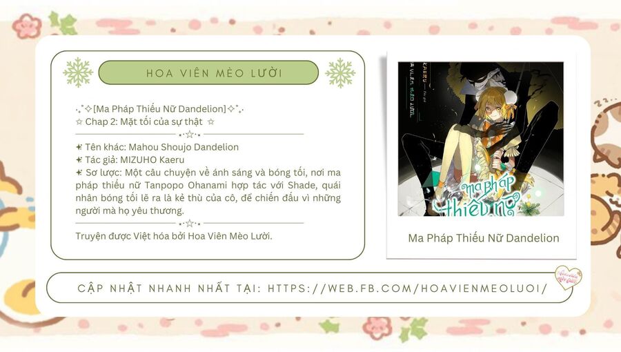 Ma Pháp Thiếu Nữ Dandelion Chapter 2 - Next Chapter 3