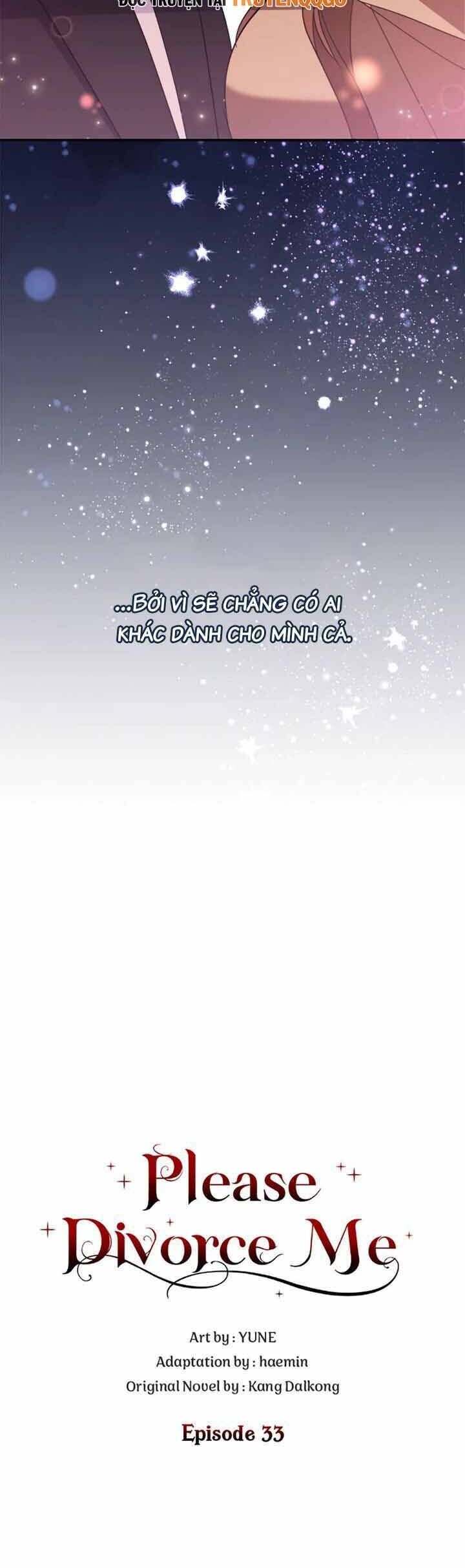 Please Divorce Me Chapter 33 - Next Chapter 34