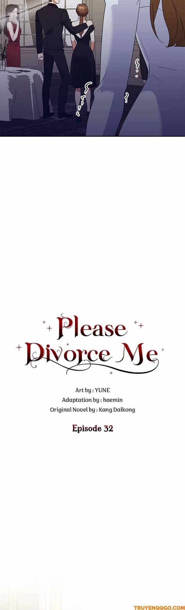 Please Divorce Me Chapter 32 - Next Chapter 33