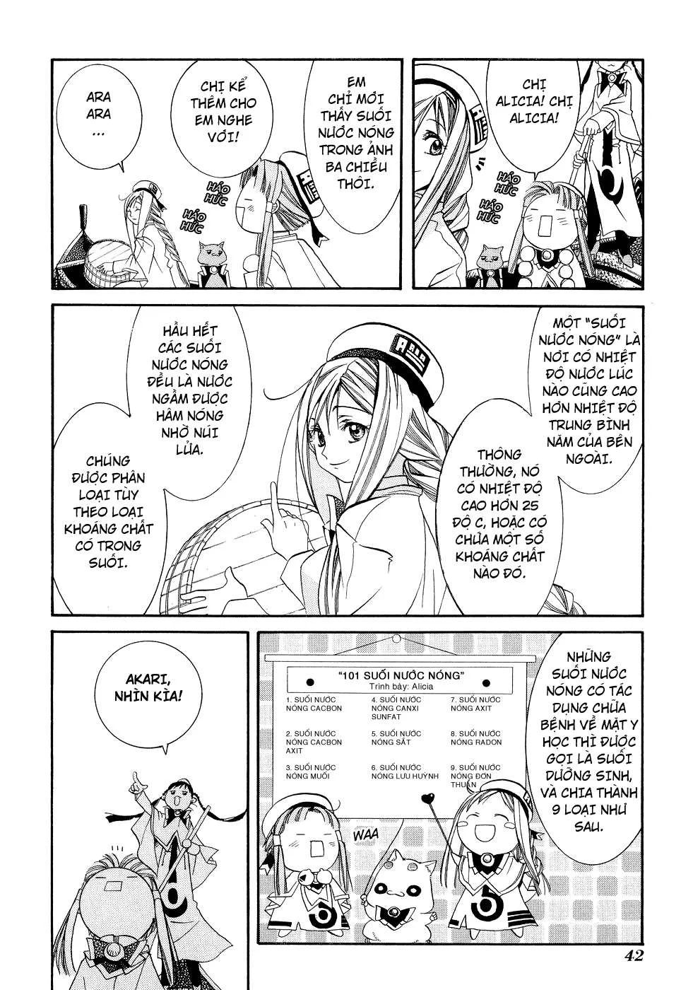 ARIA Chapter 7: - Chốn đào nguyên - Next Chapter 8: - Tiếng hát của những vì sao ...