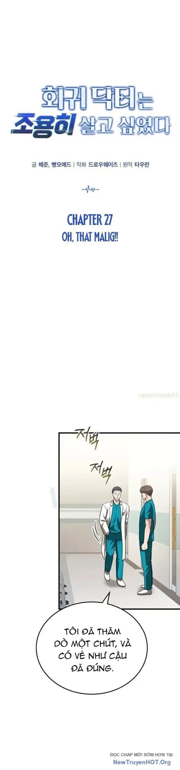 Bác Sĩ Hồi Quy Chỉ Muốn Sống Yên Bình Chapter 27 - Trang 2