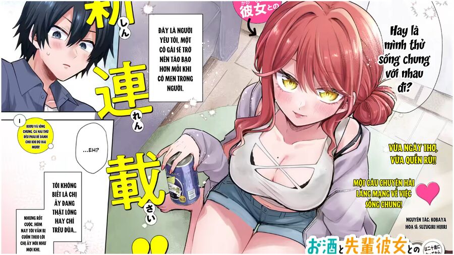Osake To Senpai Kanojo To No Amaama Doukyo Lovecome Wa Nijuusai Ni Natte Kara Chapter 1 - Trang 2