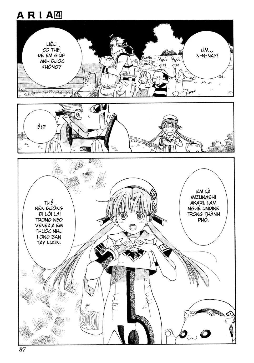ARIA Chapter 18: - Cá bơi trên trời - Next Chapter 19: - Grandma - Nàng Tiên huyền thoại ...