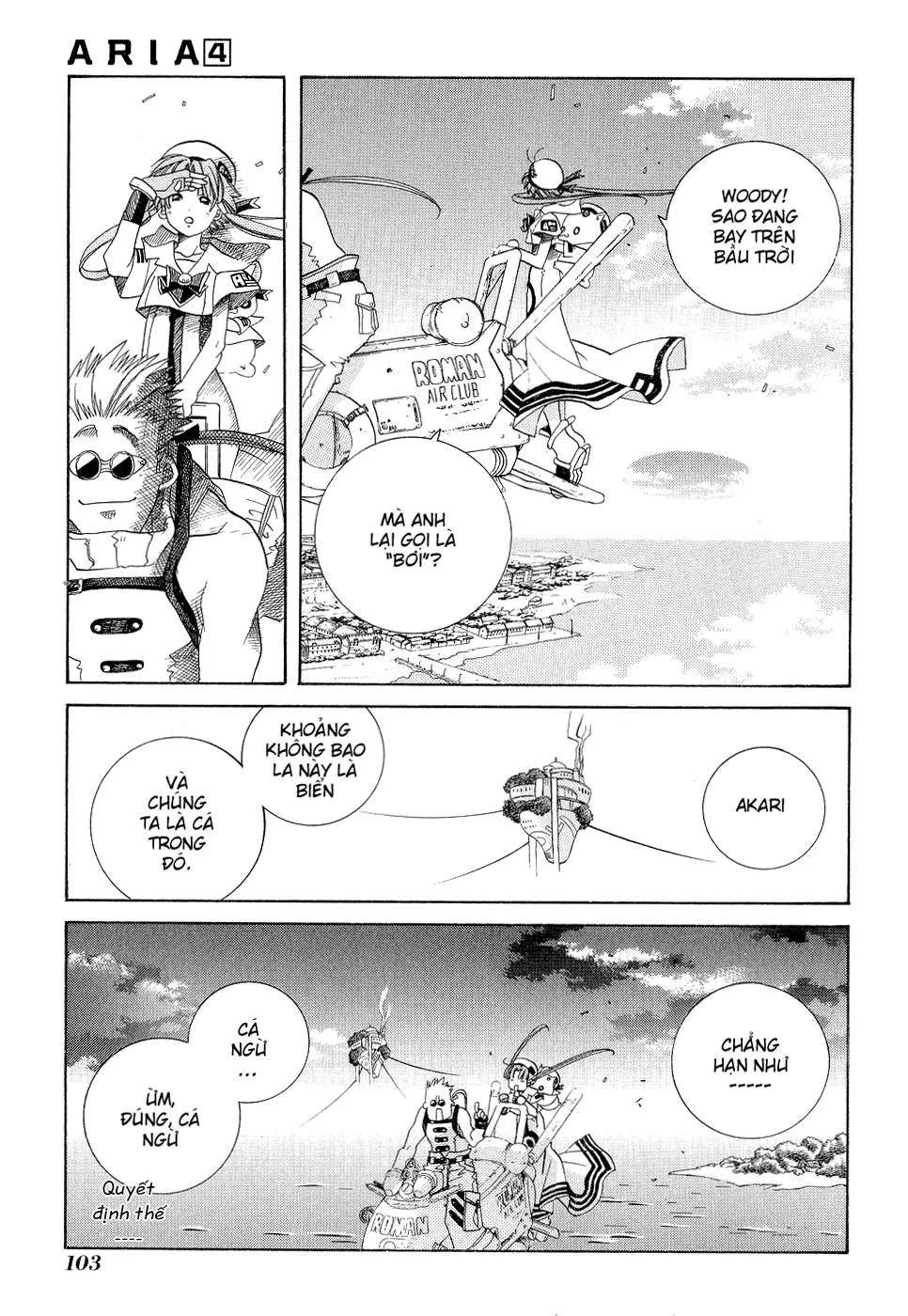 ARIA Chapter 18: - Cá bơi trên trời - Next Chapter 19: - Grandma - Nàng Tiên huyền thoại ...