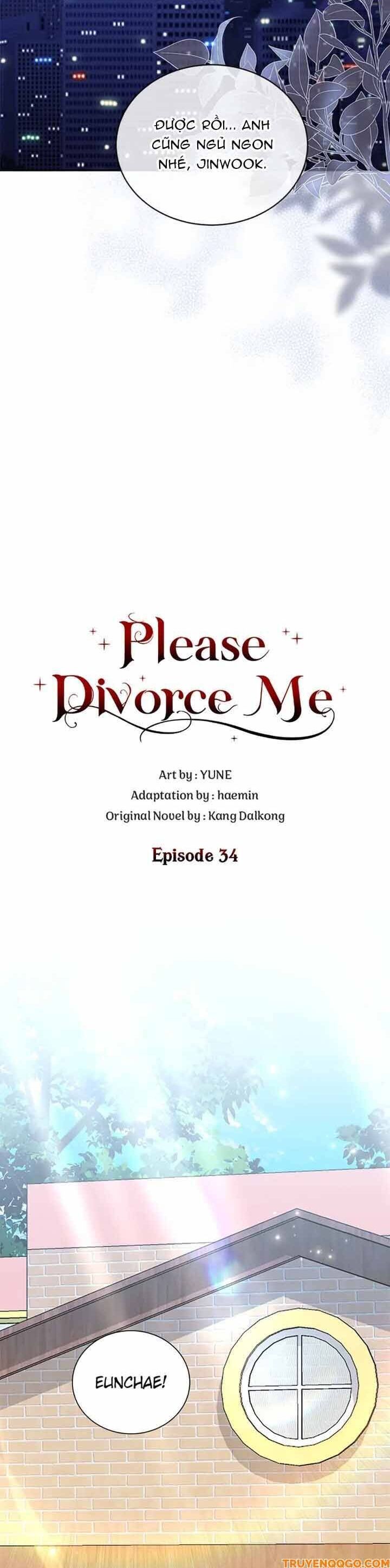 Please Divorce Me Chapter 34 - Next Chapter 35