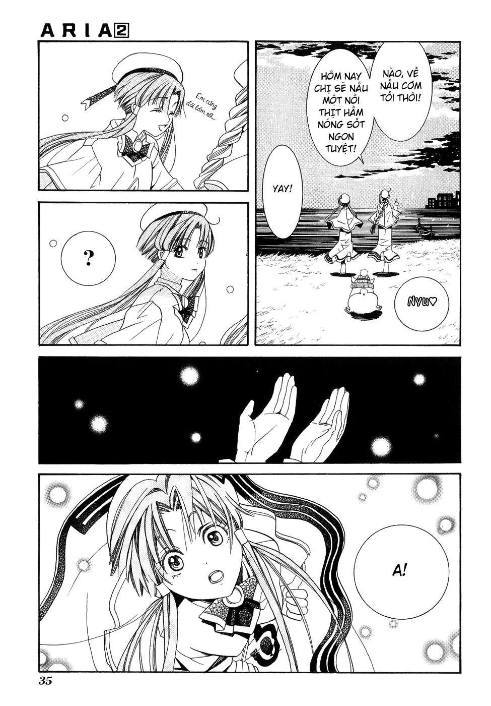 ARIA Chapter 6: - Đom đóm tuyết - Next Chapter 7: - Chốn đào nguyên