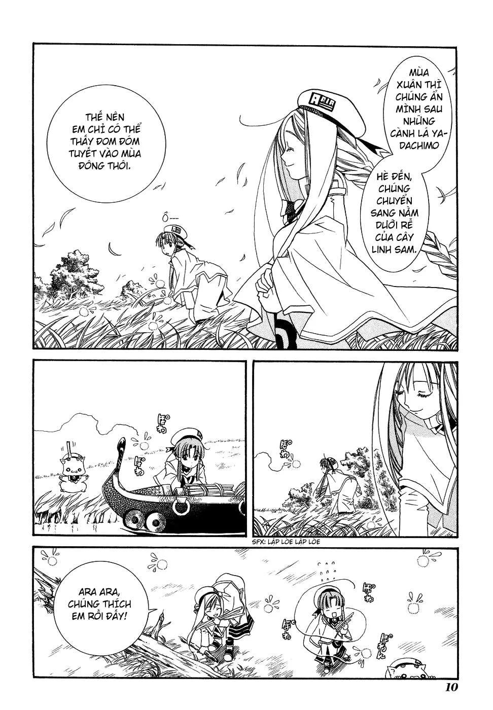 ARIA Chapter 6: - Đom đóm tuyết - Next Chapter 7: - Chốn đào nguyên