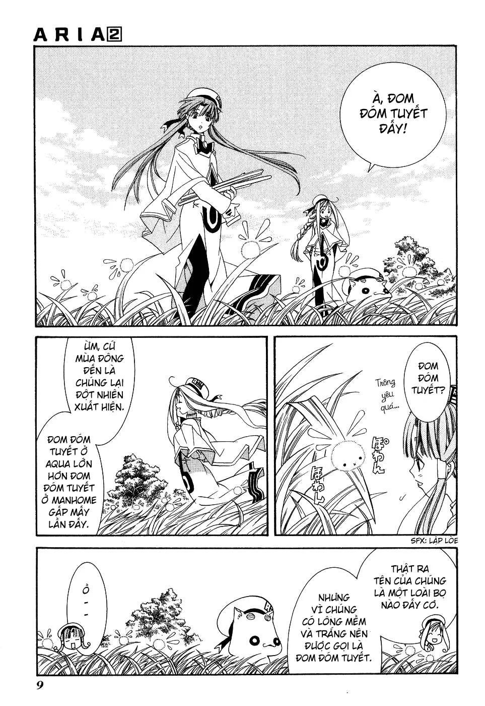ARIA Chapter 6: - Đom đóm tuyết - Next Chapter 7: - Chốn đào nguyên