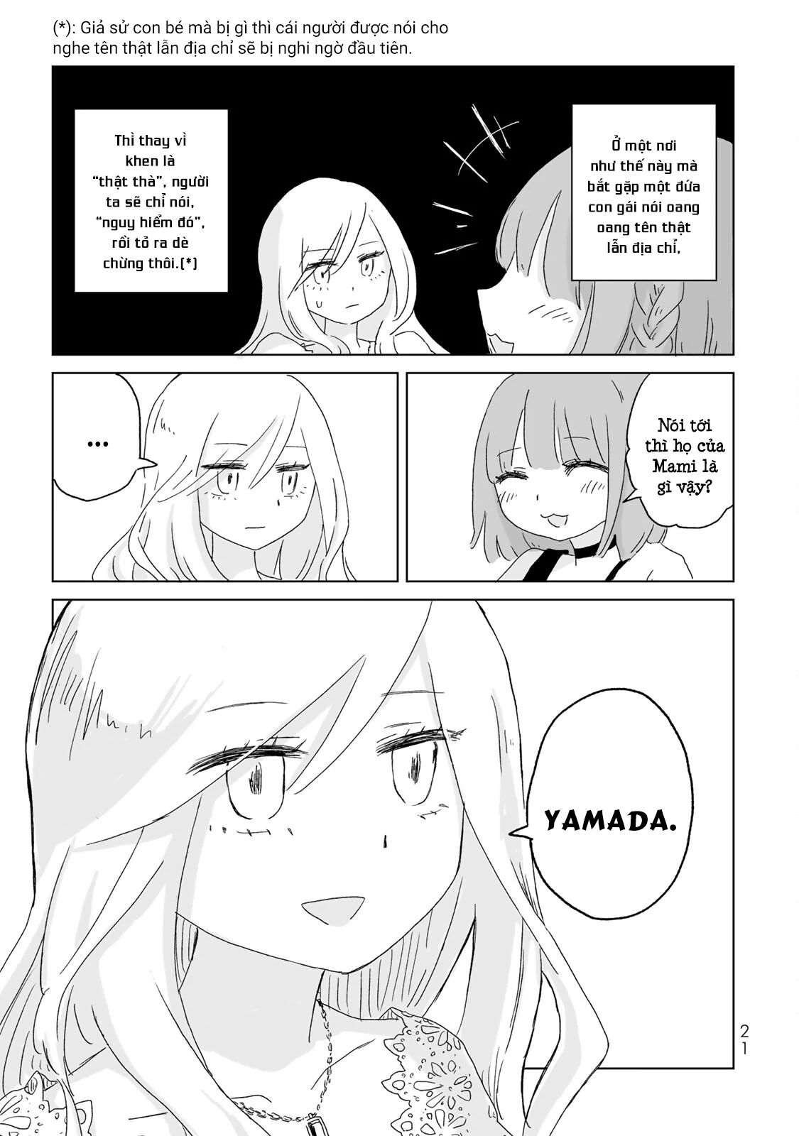 Mii Và Yamada Chapter 1 - Next Chapter 2