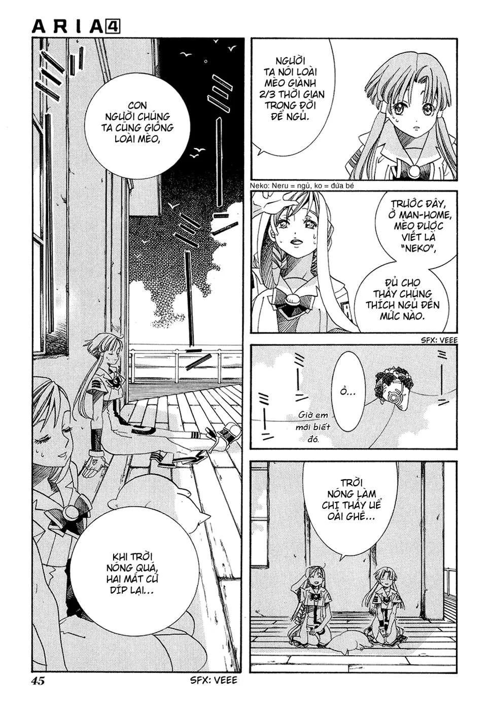 ARIA Chapter 17: - Ảo ảnh - Next Chapter 18: - Cá bơi trên trời