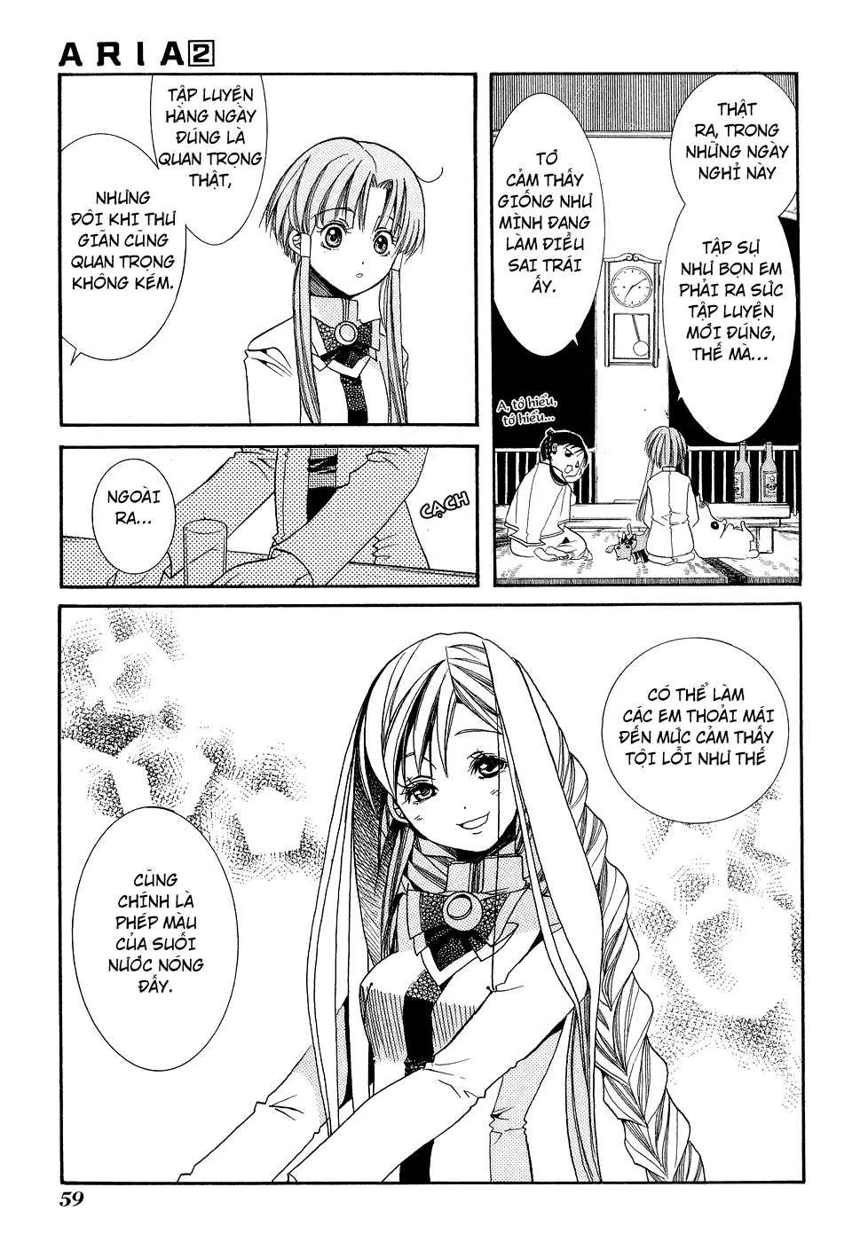 ARIA Chapter 7: - Chốn đào nguyên - Next Chapter 8: - Tiếng hát của những vì sao ...