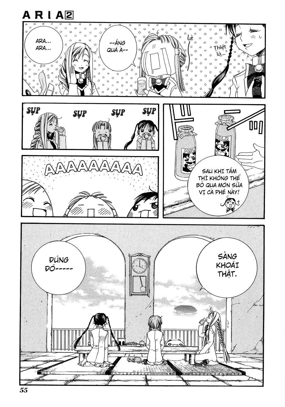 ARIA Chapter 7: - Chốn đào nguyên - Next Chapter 8: - Tiếng hát của những vì sao ...